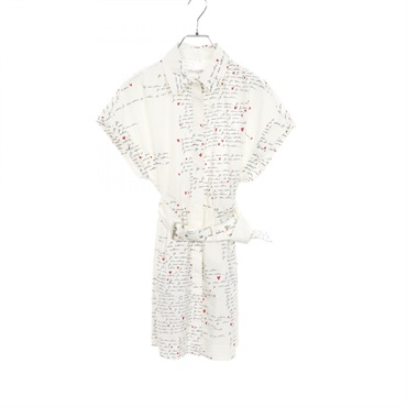 Christian Dior Dress 441D02B3849 cotton silk White Black Used Women size 36