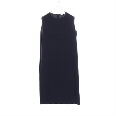 THE ROW Dress sleeveless XS size Triacetate Navy Used Women