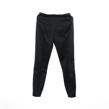 THE ROW Stretch Leggings Pants Acetate/Nylon Black #4 Used Women