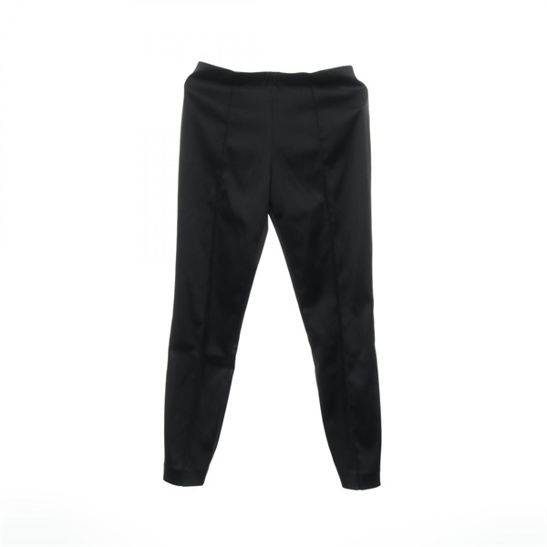 THE ROW Stretch Leggings Pants Acetate/Nylon Black #4 Used Women