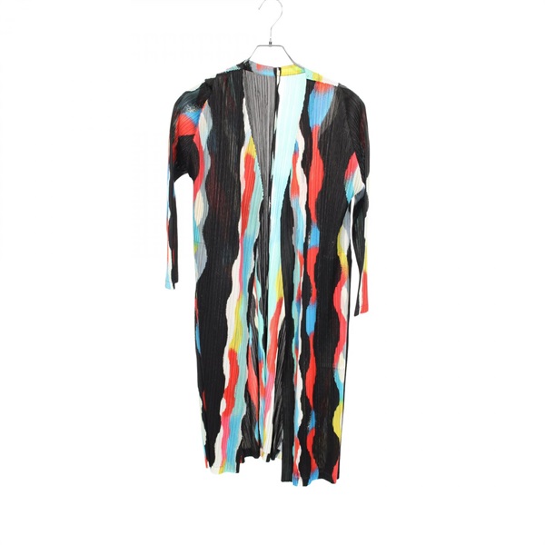 PLEATS PLEASE Pleated cardigan PP71-JA743 polyester Multicolor Used Women #2
