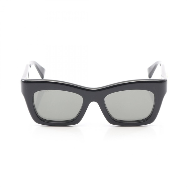 GUCCI Sunglasses eyewear Plastic Black Used Women