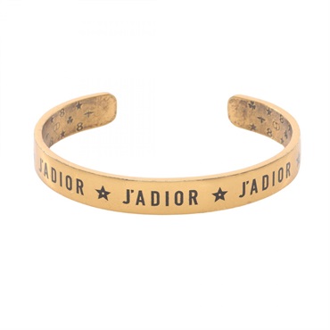 Christian Dior J'ADIOR Bangle Gold Plated Used Women 16.5cm