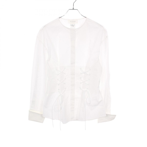 SPORTMAX Shirt Blouse cotton White #42 Used Women