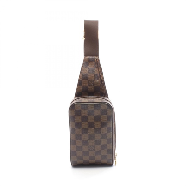LOUIS VUITTON Geronimos Waist bag N51994 Damier canvas Brown Ebene Used unisex