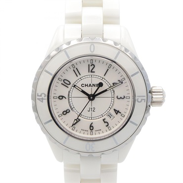 CHANEL J12 Wrist Watch H0968 Quartz ceramic Used Women CC Coco
