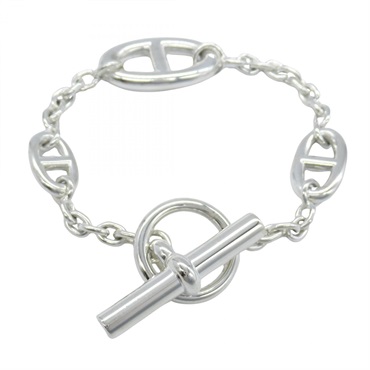HERMES Farandole chain Bracelet 14.5cm S Bracelet Silver925 Used Women