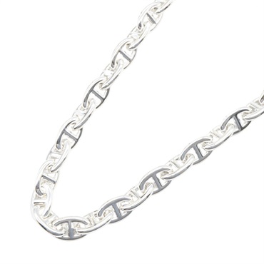 HERMES Chaine d'ancre PM Chain Necklace 40cm Silver 925 Used Women