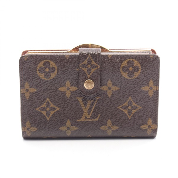 LOUIS VUITTON Porte-monnaie Viennois wallet M61663 Monogram canvas Brown Used LV