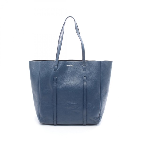 BALENCIAGA Everyday Tote S Shoulder Bag leather Blue Used Women