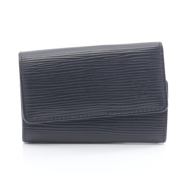 LOUIS VUITTON Multicles 6 key holder case M63812 Epi leather Noir Black Used LV