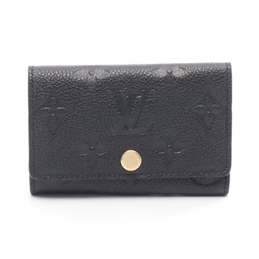 LOUIS VUITTON Multicles 6 Key holder case M64421 Monogram empreinte Black Used