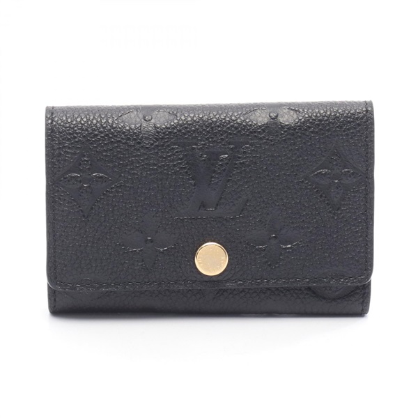 LOUIS VUITTON Multicles 6 Key holder case M64421 Monogram empreinte Black Used