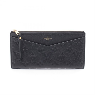 LOUIS VUITTON Pochette Melanie BB  Pouch bag M68712 Monogram empreinte Black LV