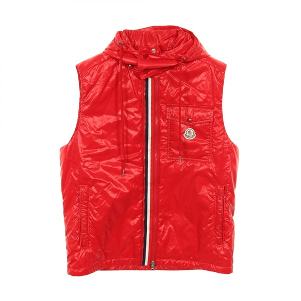 MONCLER LIERNE Down vest Sleeveless jacket ＃3 Nylon Red Used mens