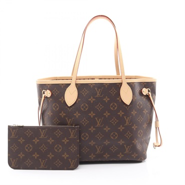 LOUIS VUITTON Neverfull PM Tote Bag M46979 Monogram leather Brown Used LV
