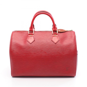 LOUIS VUITTON Speedy 30 Handbag M43007 Epi leather Castilian red Used Women LV