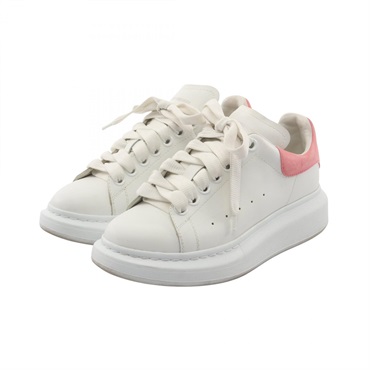 Alexander McQueen sneakers leather White Pink #36D Used Women