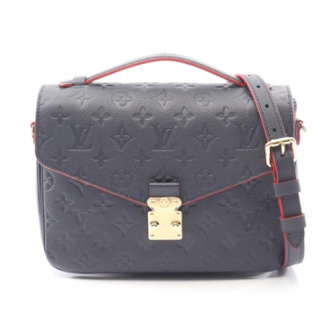 LOUIS VUITTON Pochette Metis crossbody Handbag M44071 Monogram empreinte navy LV