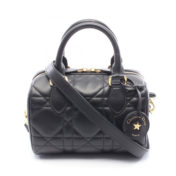 Dior Groove 20 Macro cannage Shoulder Handbag M1364UBOL_M900 leather Black Used