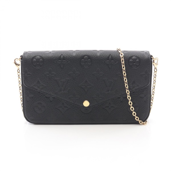LOUIS VUITTON Pochette  Felicie Chain Shoulder Crossbody Bag M82477 leather Used