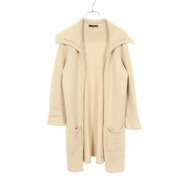 FOXEY NEW YORK cardigan knitwear #42 28248 cotton Beige Used Women