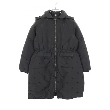 BURBERRY TB Logo Kids Down jacket #10Y coat 8044563 Nylon Black Used Women