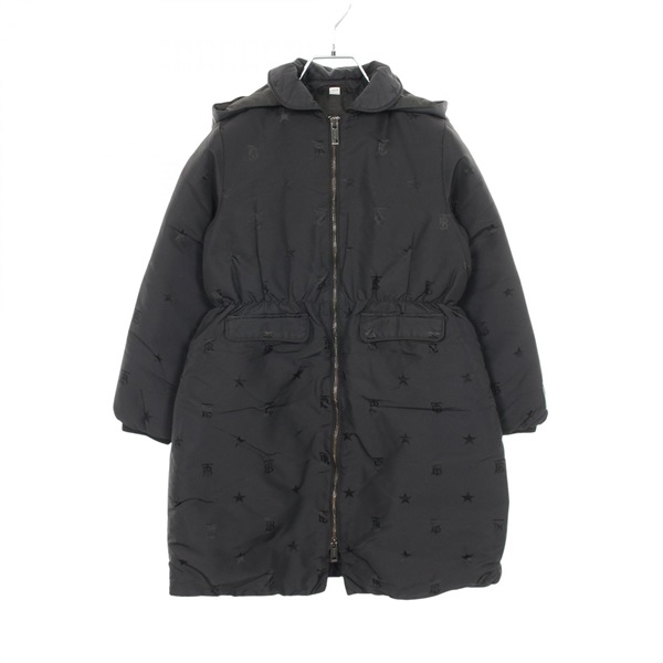 BURBERRY TB Logo Kids Down jacket #10Y coat 8044563 Nylon Black Used Women