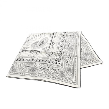 HERMES Carre 140 Cassisi Cheval de Coeur Scarf shawl wrap silk cashmere White