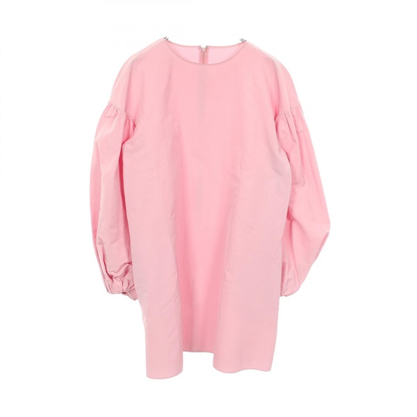 Valentino Long leeved Dress Tunic Blouse #38 RB0VALI74H2 cotton Pink Used Women