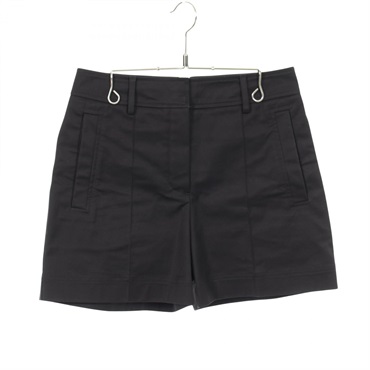 HERMES Short Pants 4E0405DQ cotton Black Used Women size 36