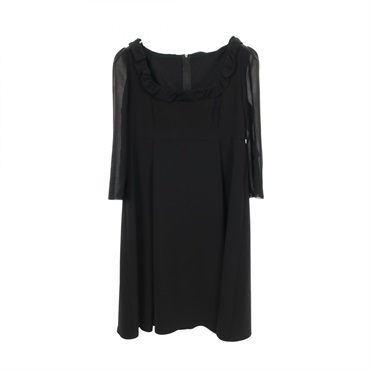 FOXEY NEW YORK Dress 25078 polyester Black #42 Used Women