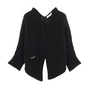 Christian Dior cardigan knitwear #S cashmere Black Used Women