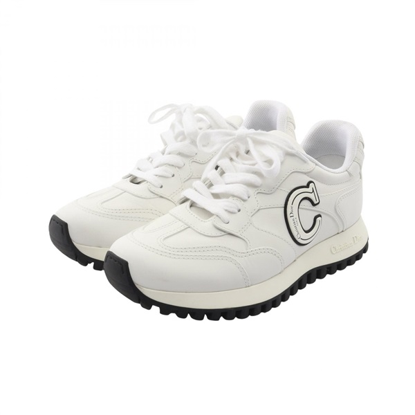 Christian Dior C'est Dior sneakers shoes #35.5 leather White Used Women