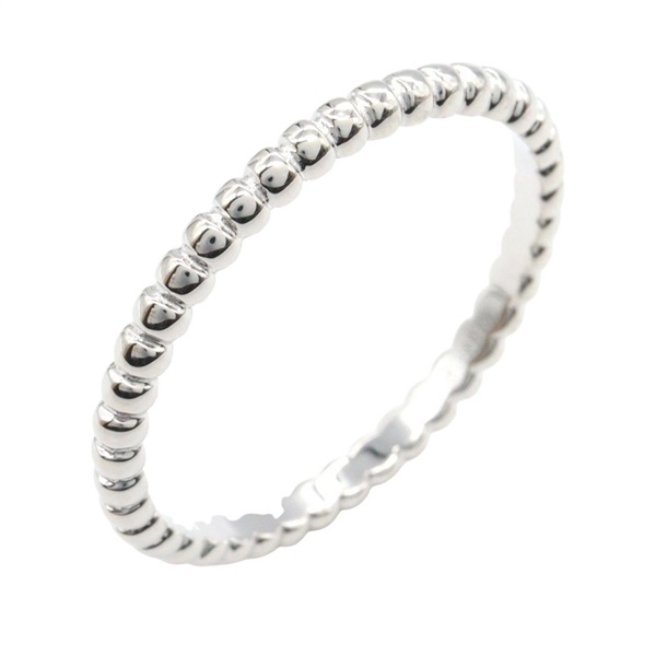 Van Cleef & Arpels Perlee Ring Small 18KWG White Gold Used unisex US size 9 #60
