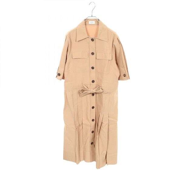 Salvatore Ferragamo Dress #44 13 5328 cotton Beige Used Women