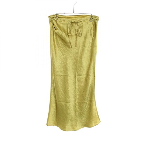 ACNE STUDIOS skirt wrap #34 long AF0367 acetate Green Used Women