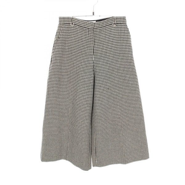 Christian Dior Pants #38 Houndstooth check 7A21402A1140 wool Black Beige Used