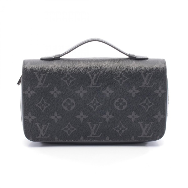 LOUIS VUITTON Zippy XL Around long Wallet Clutch M61698 Monogram eclipse Used LV