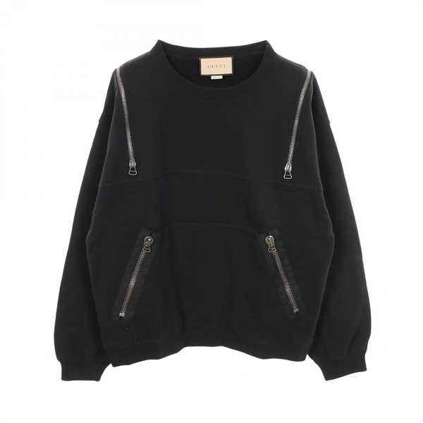 GUCCI Metamorfosi Sweatshirt Tops 715897 cotton Black Used mens size S