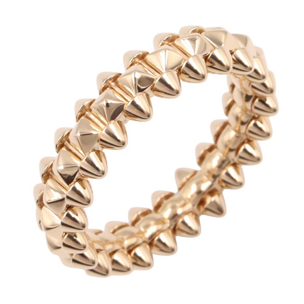 CARTIER Crush Small SM Ring 18KPG Pink Rose Gold Used women US size 7.25 #55