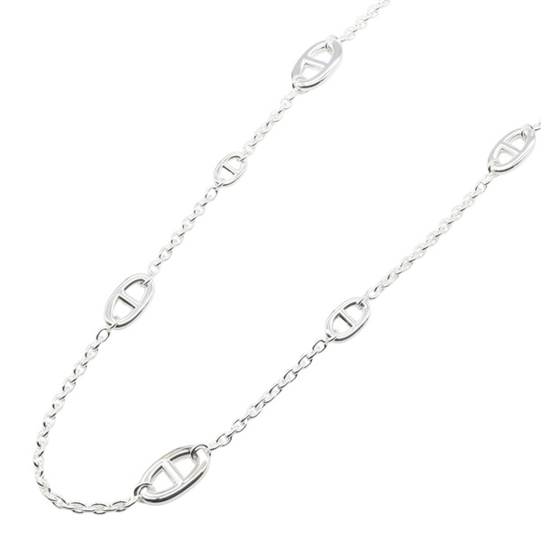 HERMES Farandole 80 Long Necklace Pendant Silver 925 Women