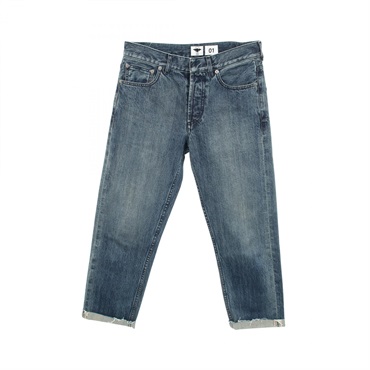 Dior Cut-off boyfriend Jeans Denim pants 912P01A3319 cotton Navy Used Women #32