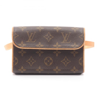 LOUIS VUITTON Pochette Florentine Waist bag M51855 Monogram canvas Brown Used LV