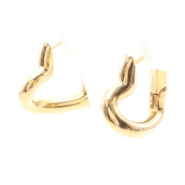 BALENCIAGA heart Pierced earrings Gold Plated Used Women