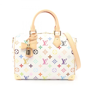 LOUIS VUITTON Speedy Bandouliere 25 Shoulder Handbag M13085 Monogram multi used