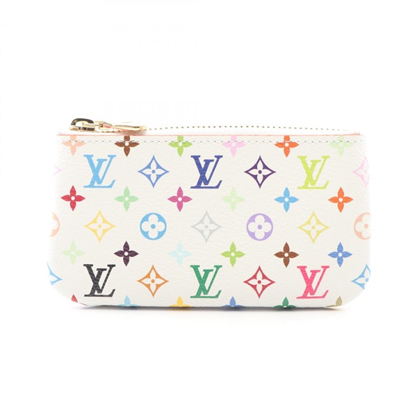 LOUIS VUITTON LV TM Pochette Clés Card Key Ring Holder Pouch Coin purse M28388