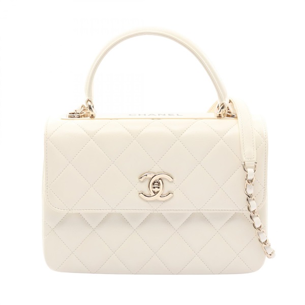 CHANEL Trendy CC Small Top Handle Flap chain Shoulder crossbody Bag A92236 GHW