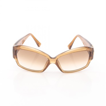 LOUIS VUITTON Gradient Lenses Sunglasses Z0100E Plastic Brown Used Women
