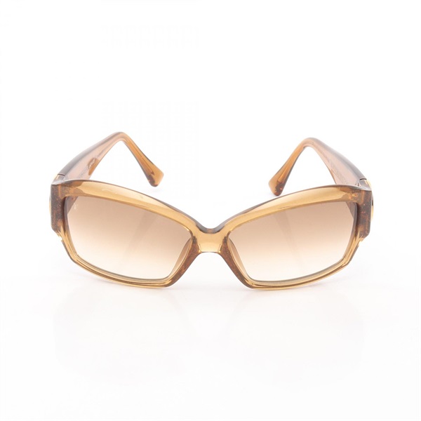 LOUIS VUITTON Gradient Lenses Sunglasses Z0100E Plastic Brown Used Women